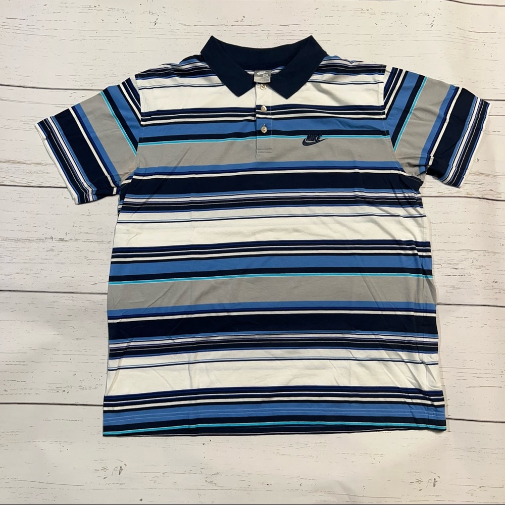 Nike Striped Polo Short Size XXL